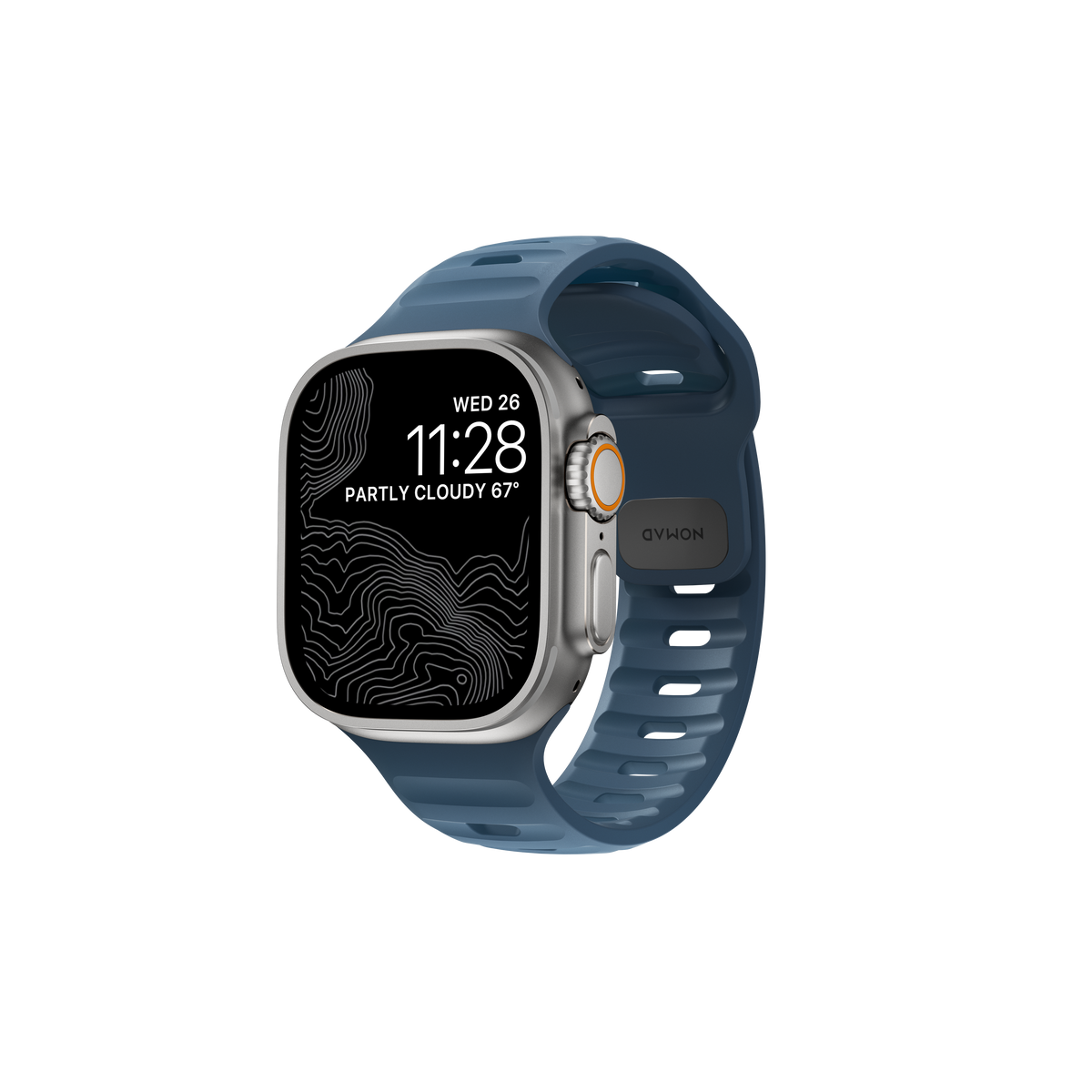 Nomad Sport Band V2 - 46/49mm - Cascade Blue