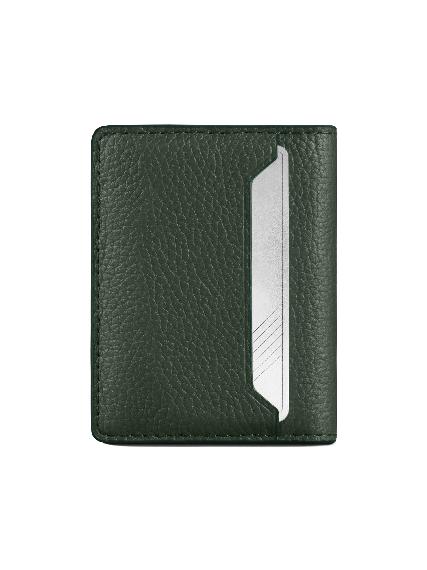 Woolnut Leather Wallet - Green
