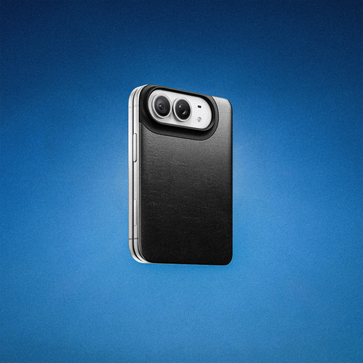Nomad Magnetic Back with Horween Leather for iPhone Duo - Black