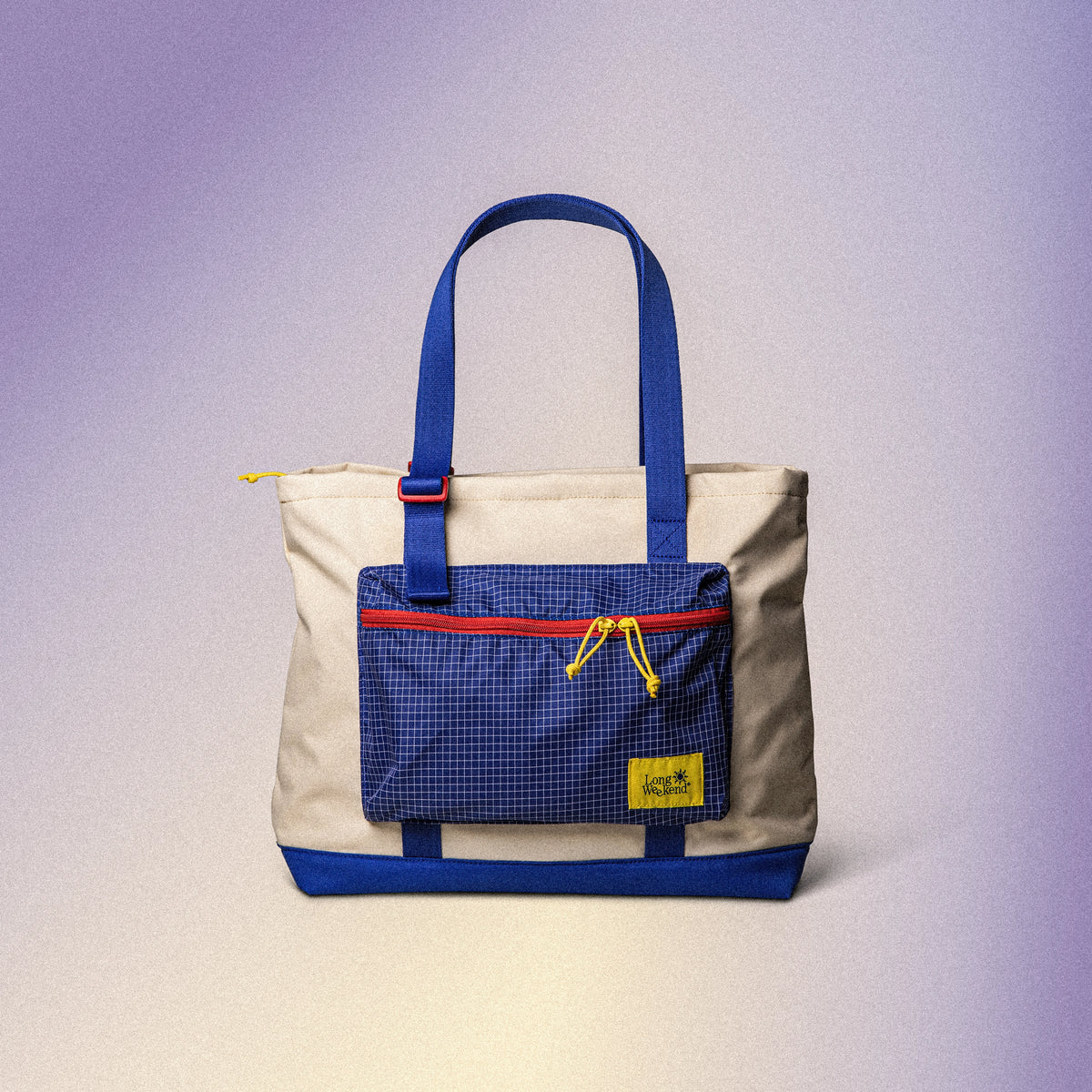 Long Weekend Beacon Tote - Creme Multi