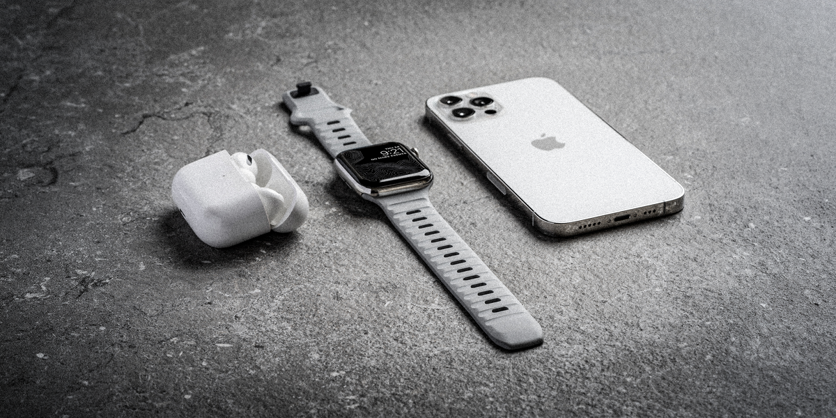 Nomad Sport Band V2 - 46/49mm - Lunar Grey
